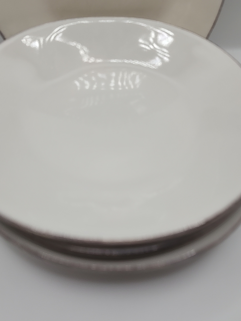 Crate & Barrel Marin White Appetizer Plate - Picture 4 of 12